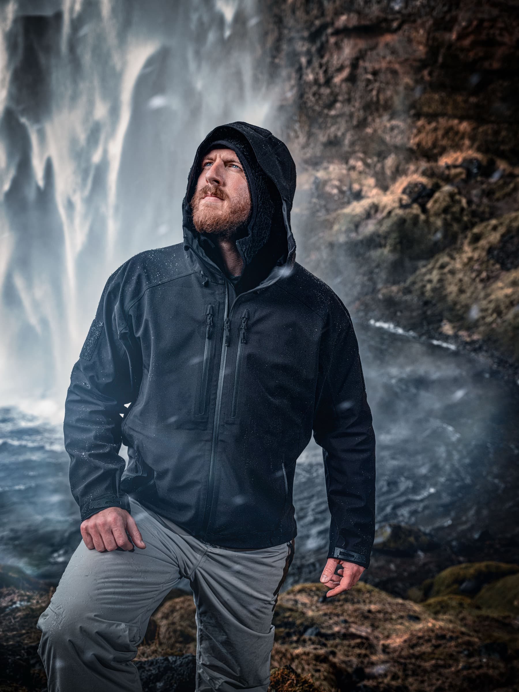 Cinematic landscape still from a Shane Yeager production in Iceland